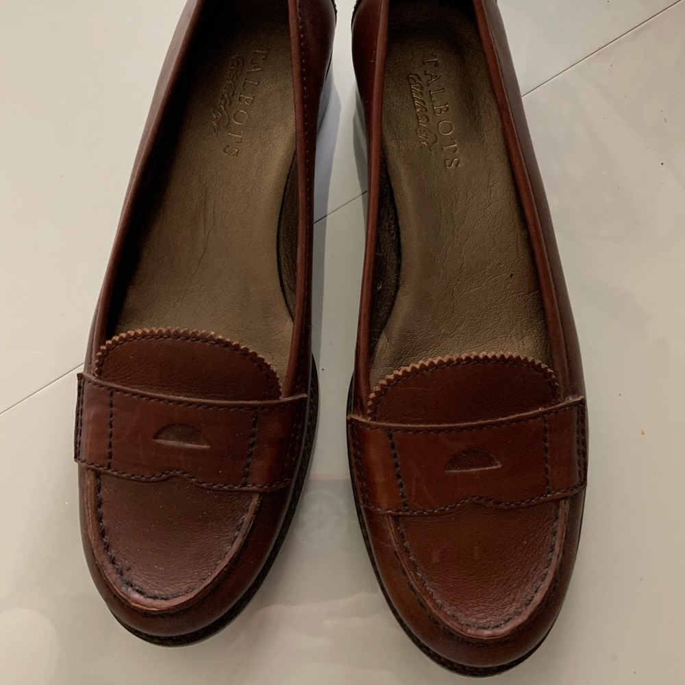 Talbots penny loafers, so dang cute and classic.  Well made and rarely worn.